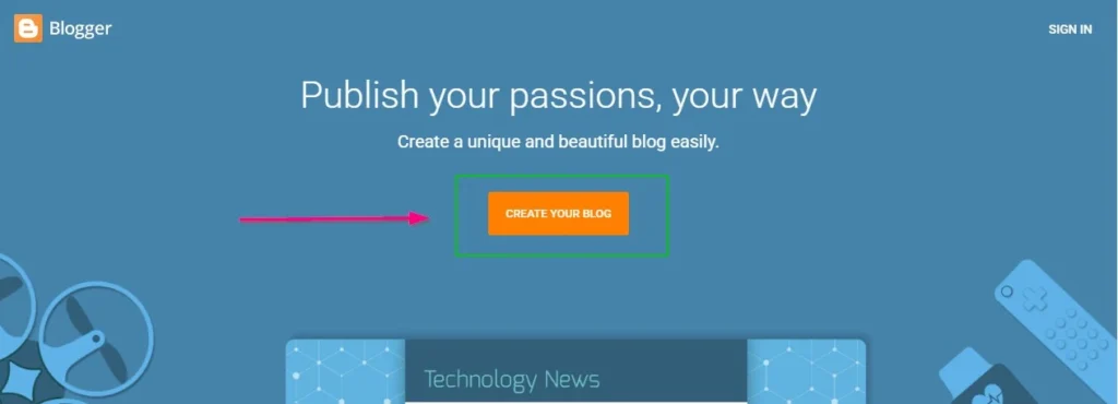 How To Create A Blogspot Website (Step-By-Step Guide) Blogger.com Create A Unique And Beautiful Blog Easily 1