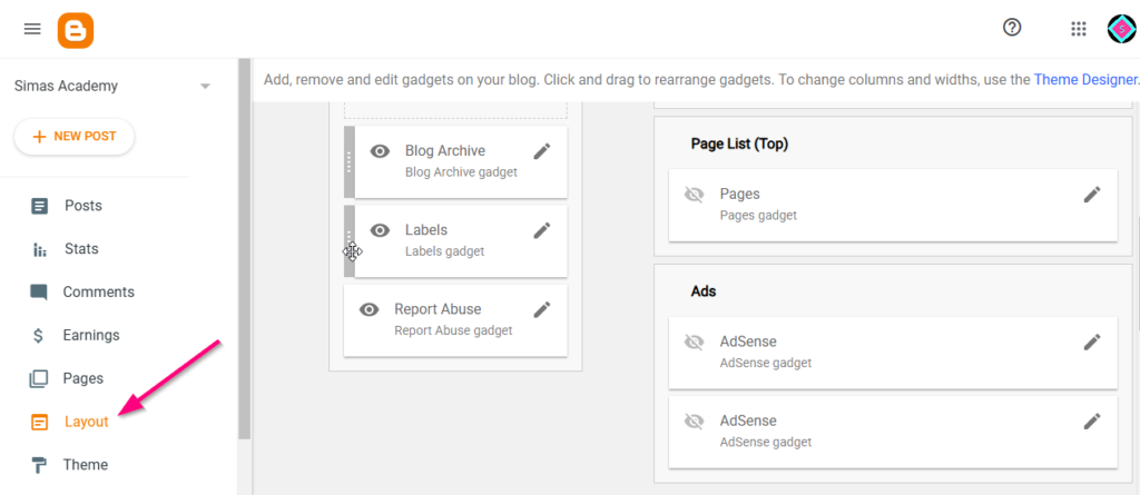 How To Create A Blogspot Website (Step-By-Step Guide) Blogger Layout