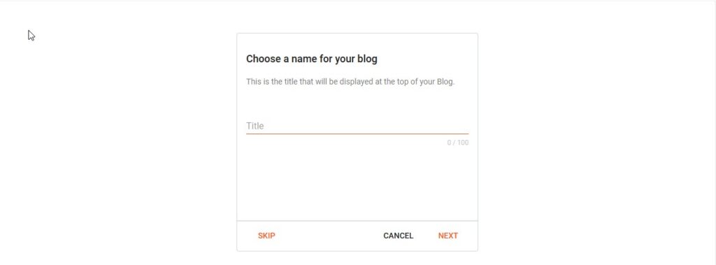How To Create A Blogspot Website (Step-By-Step Guide) Blogger Onboarding