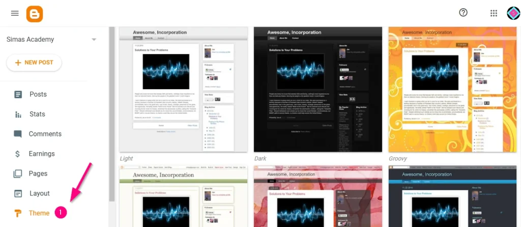 How To Create A Blogspot Website (Step-By-Step Guide) Changing A Theme On Blogger Blogspot