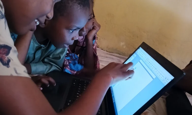 Children Learning Operating Computer - Kids Computer Training